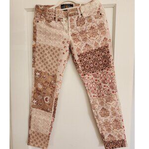 NEW Lucky Brand Cotton Jeans (Patchwork style), Size: 6/28, Skinny/Straight